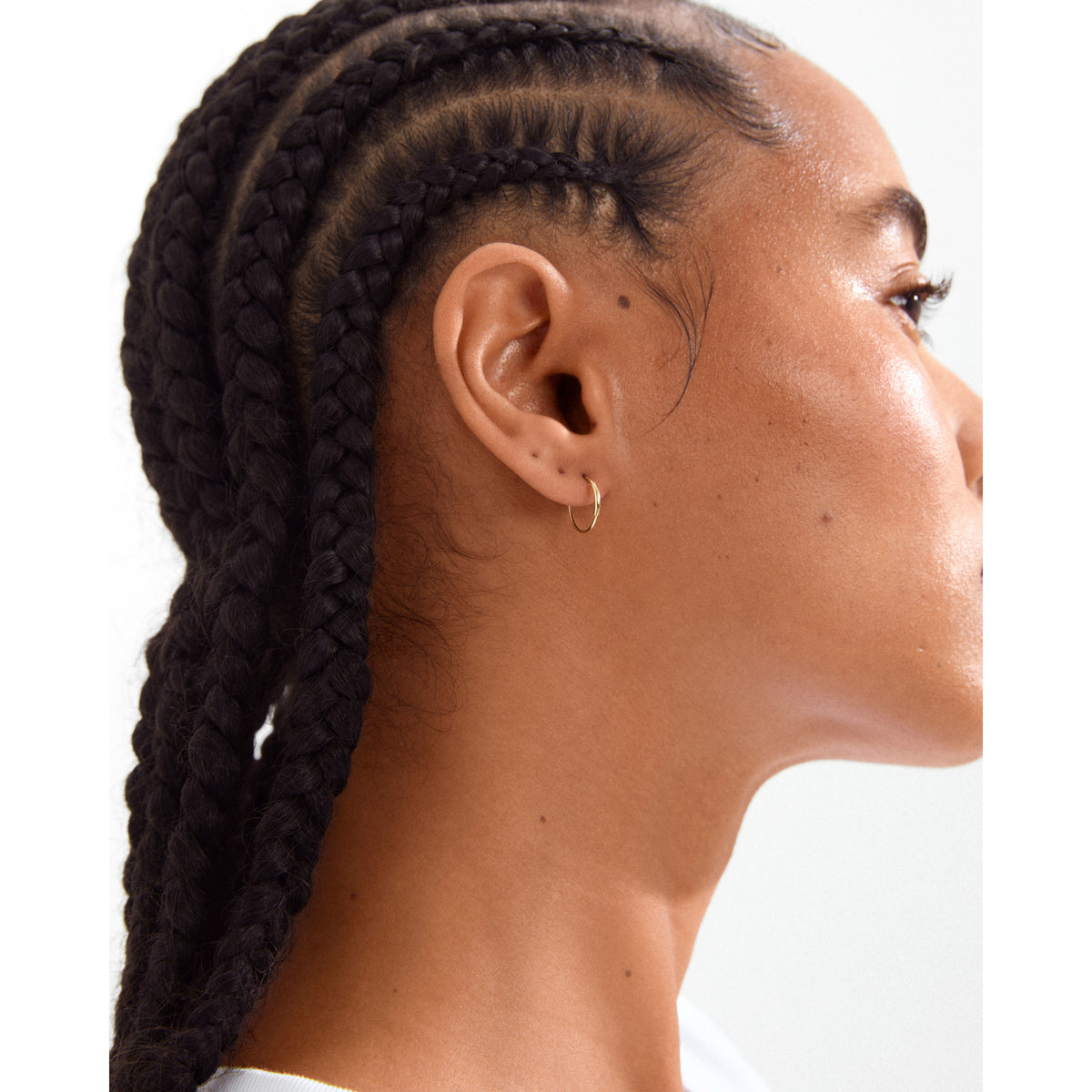 RAQUEL x-small hoop earrings gold-plated