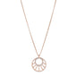 Necklace : Cassie : Rose Gold Plated : Crystal
