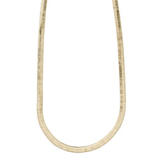 NOREEN platt snakechain halsband guldpläterat