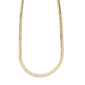 NOREEN recycled flat snakechain necklace gold-plated