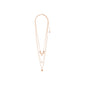 CAROL layered necklace 3-in-1 rosegold-plated