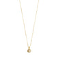 EDTLI recycled crystal pendant necklace gold-plated