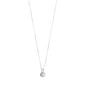 EDTLI recycled crystal pendant necklace silver-plated