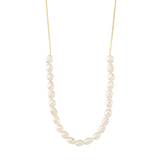 BERTHE pearl necklace gold-plated