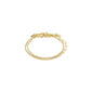 ROWAN crystal bracelet, 2-in-1, gold-plated; features a classic cable chain and sparkling Preciosa crystals, perfect for a chic, layered look.