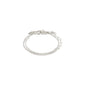 ROWAN crystal bracelet, 2-in-1, silver-plated, featuring a cable chain and sparkling Preciosa crystals for a chic, layered look.