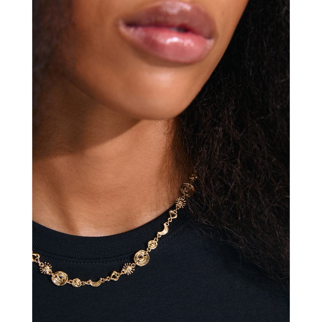 MISHA necklace gold-plated