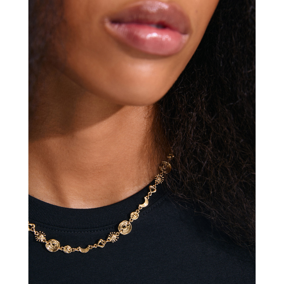 MISHA necklace gold-plated