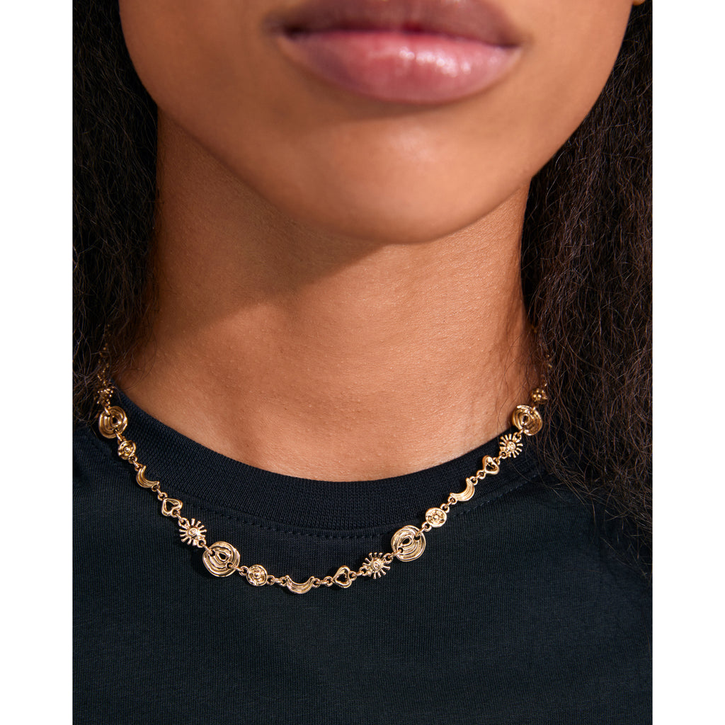 MISHA necklace gold-plated