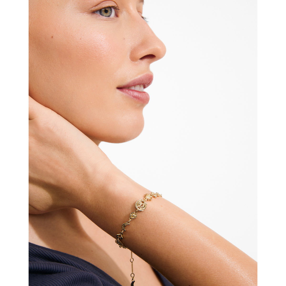 MISHA bracelet gold-plated