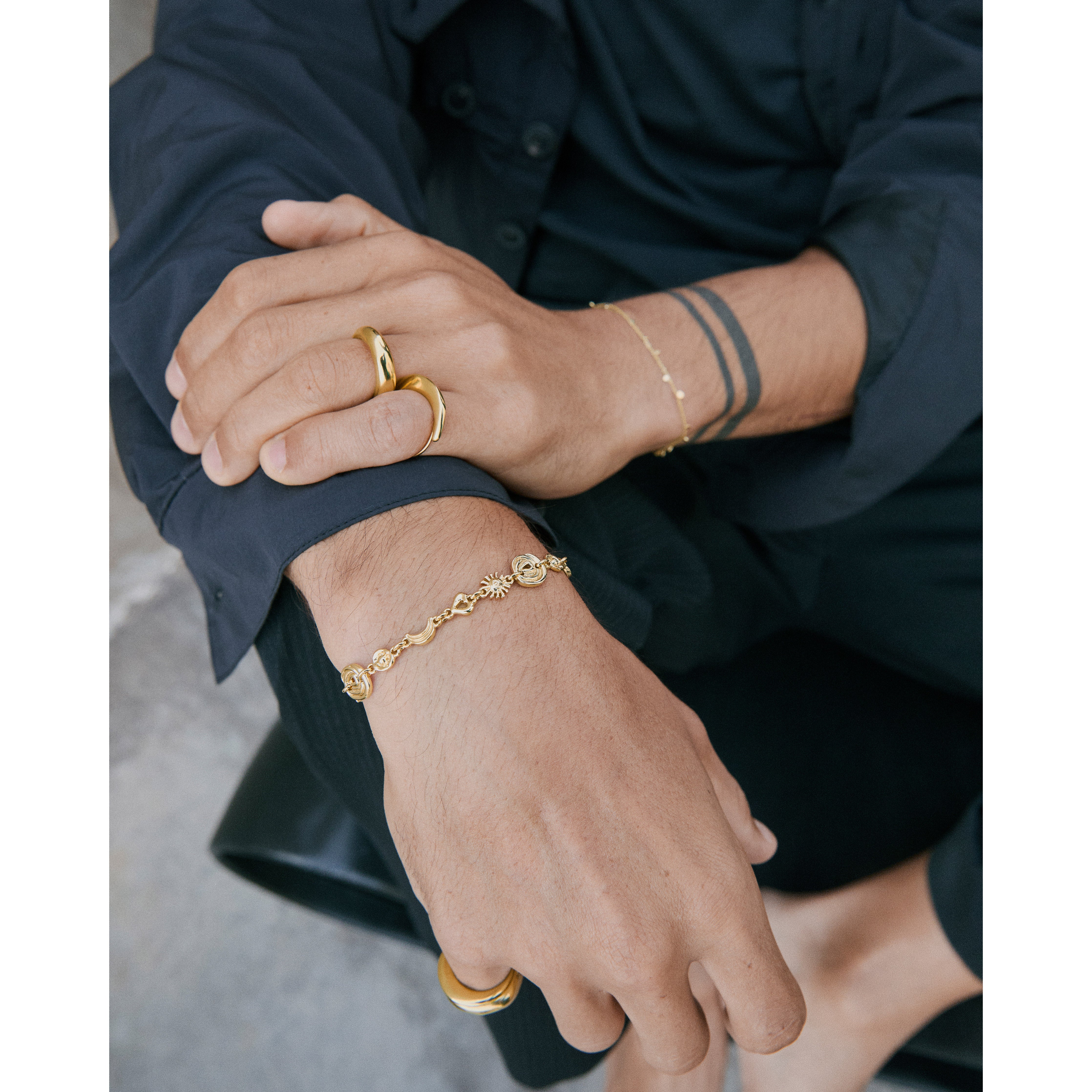 MISHA Armband vergoldet