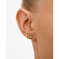 MISHA earrings, 2-in-1 set, gold-plated