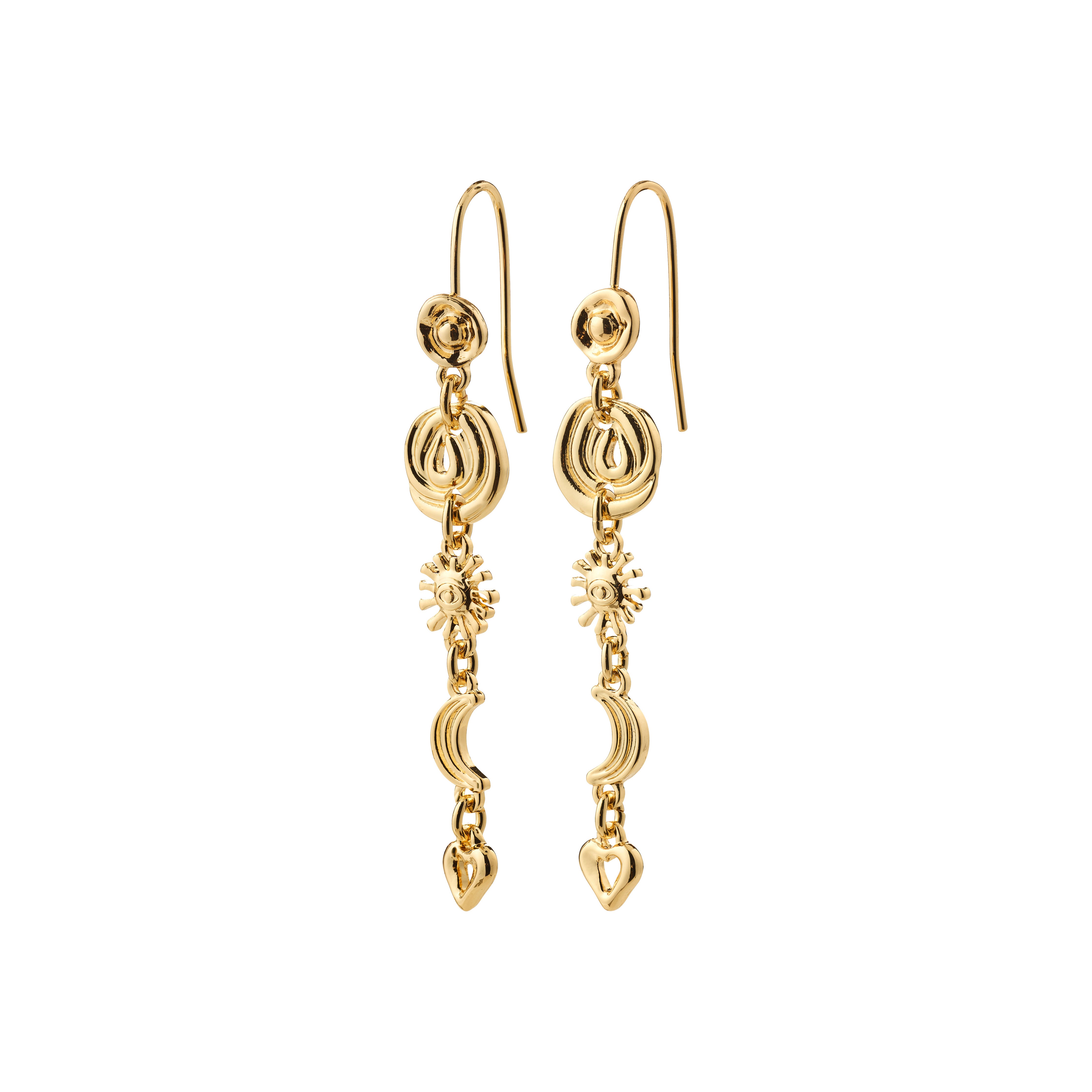 MISHA earrings gold-plated