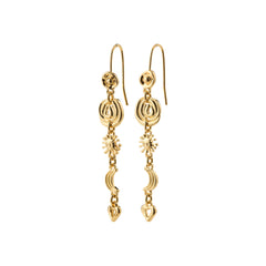 MISHA earrings gold-plated