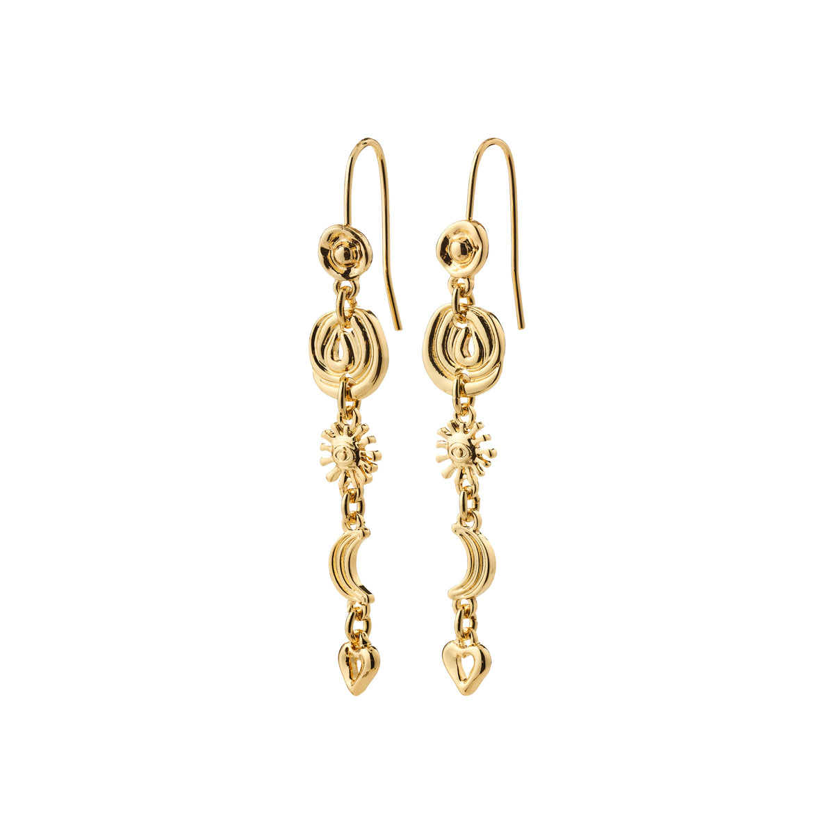 MISHA earrings gold-plated