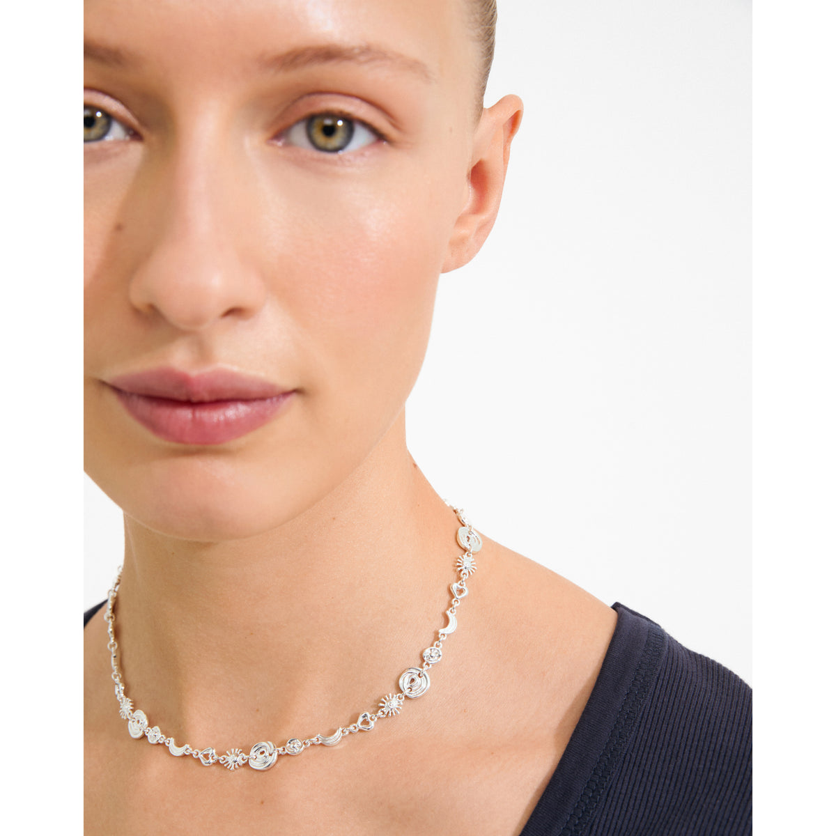 MISHA necklace silver-plated