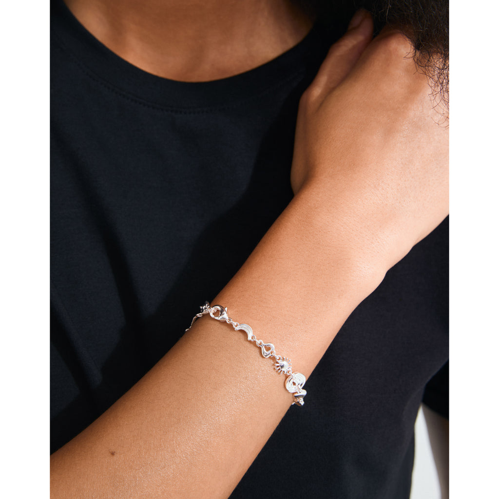 MISHA bracelet silver-plated
