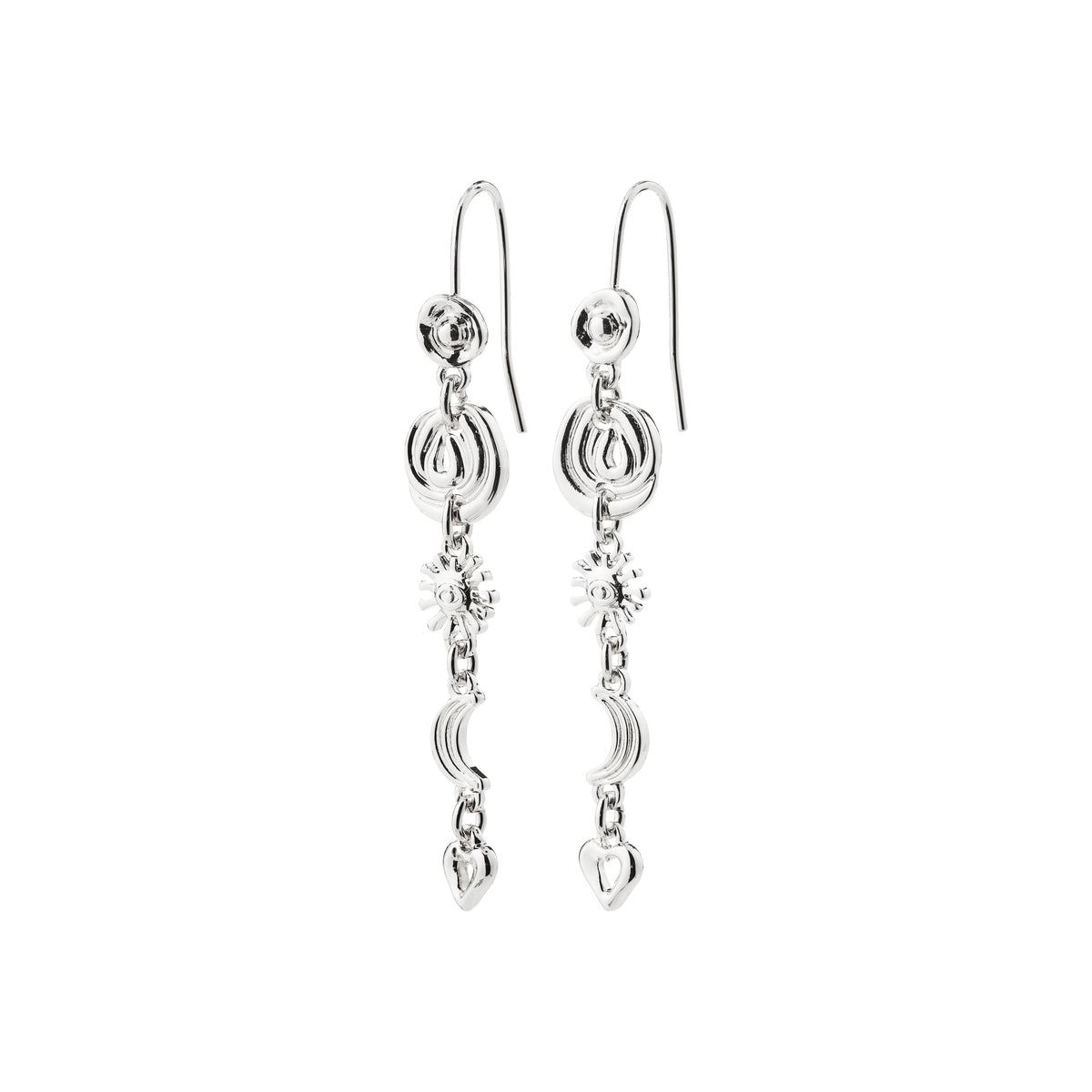 MISHA earrings silver-plated
