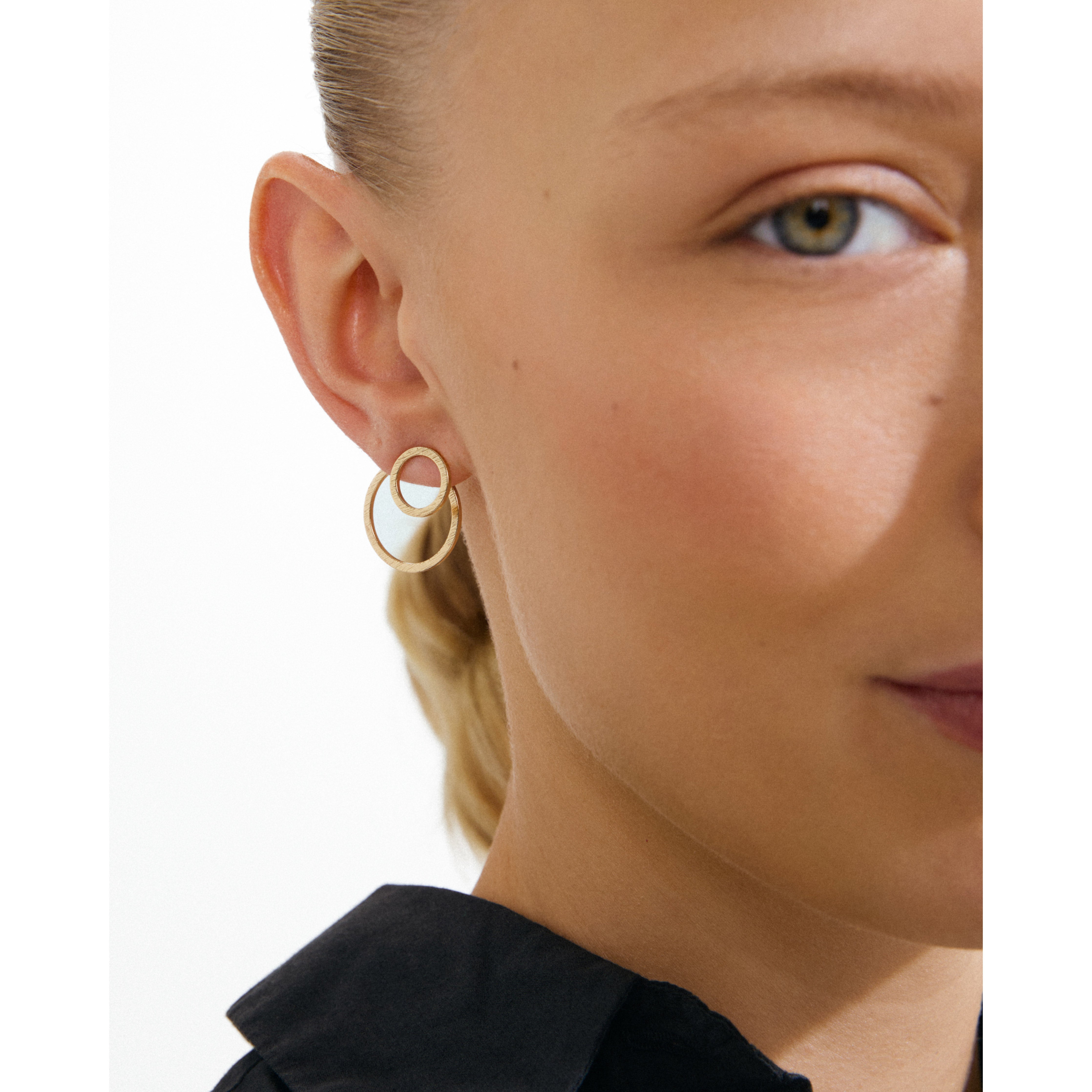 ZOOEY 2-in-1 earrings gold-plated – Pilgrim