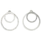 ZOOEY recycled 2-in-1 earrings silver-plated