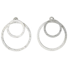 ZOOEY 2-in-1 earrings silver-plated