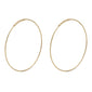 RAQUEL x-large recycled hoop earrings gold-plated