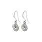 CLEMENTINE recycled crystal earrings silver-plated