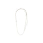 RELANDO pearl necklace, silver-plated with white glass pearls and a chunky curb chain, combines elegance with urban style from Pilgrim's Classic collection.