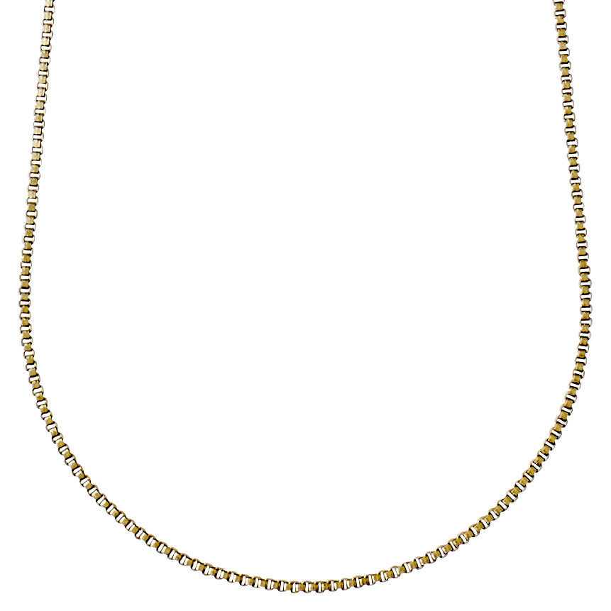 NANCY necklace 60 cm gold-plated, featuring a simple Venezia chain design. Ideal for layering or adding a pendant, embodying Pilgrim's Scandinavian elegance.