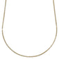 NANCY recycled necklace 80 cm gold-plated