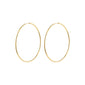 SANNE large hoop earrings gold-plated