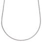 ESME necklace silver-plated, a delicate 43 cm chain, perfect for layering with charms. Ideal for trendsetters seeking Scandinavian-inspired, timeless fashion accessories.