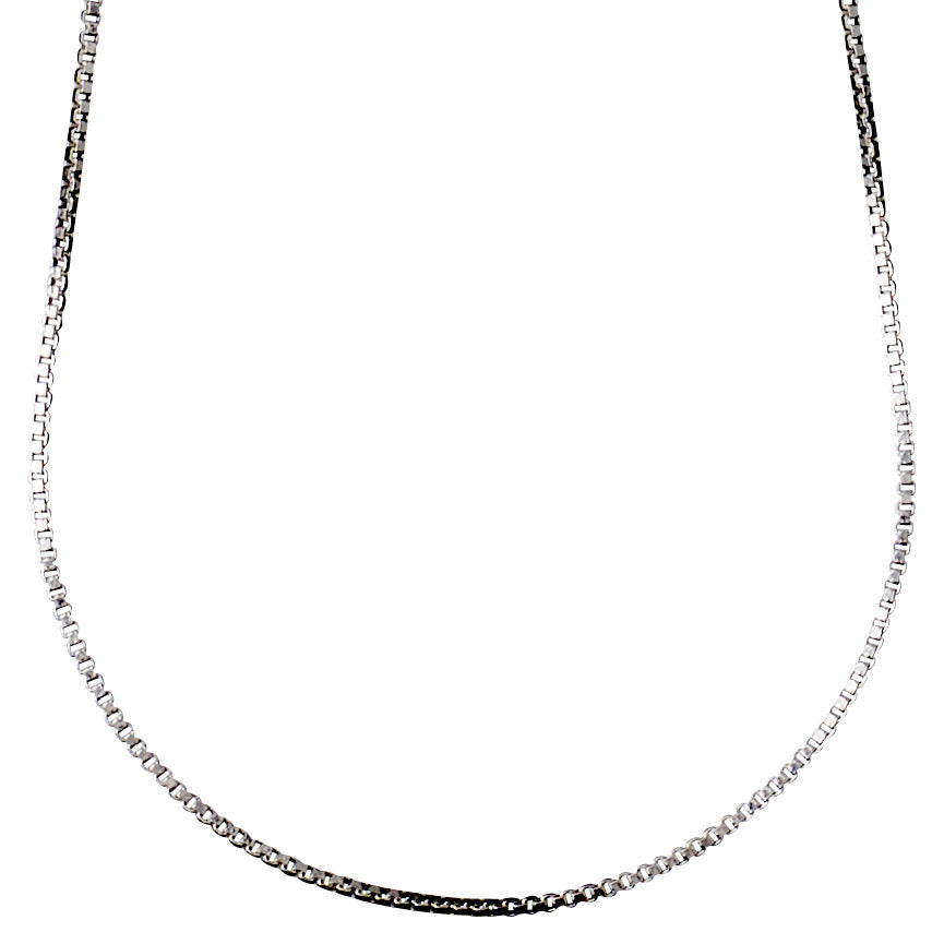 NANCY necklace 45 cm silver-plated, a simple Venezia chain, perfect for layering or adding a pendant, embodying Pilgrim's Scandinavian craftsmanship.