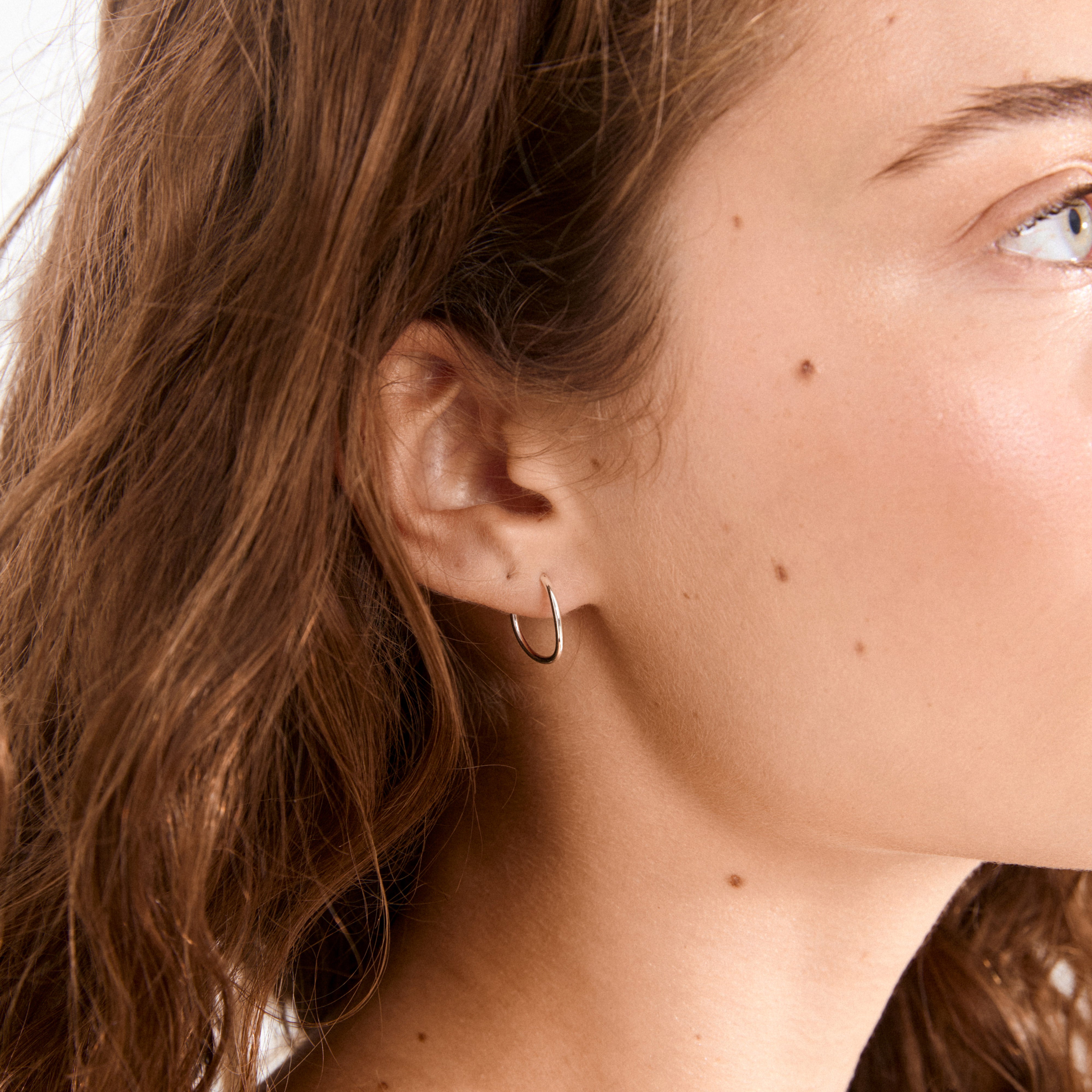 SANNE mini hoop earrings silver-plated – Pilgrim