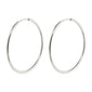 SANNE medium hoop earrings silver-plated