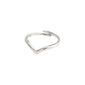 LULU recycled stack ring silver-plated