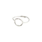LULU recycled stack ring silver-plated