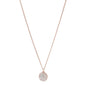Necklace : Heather : Rose Gold Plated : Crystal