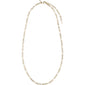 DALE recycled open curb chain necklace gold-plated