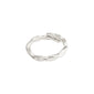 LULU recycled twirl stack ring silver-plated