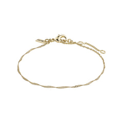 PERI twirl bracelet gold-plated