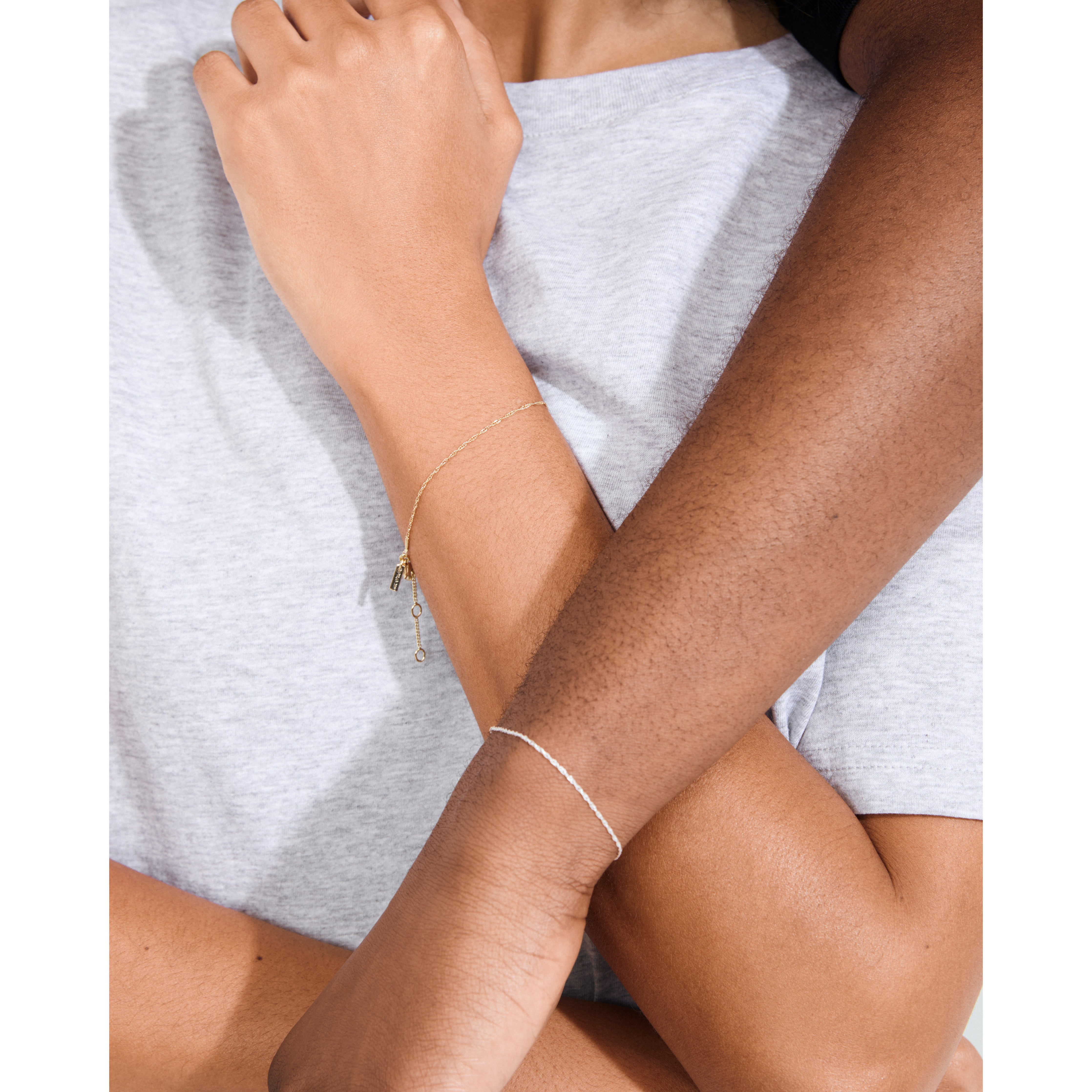 PERI twirl armbånd gullbelagt