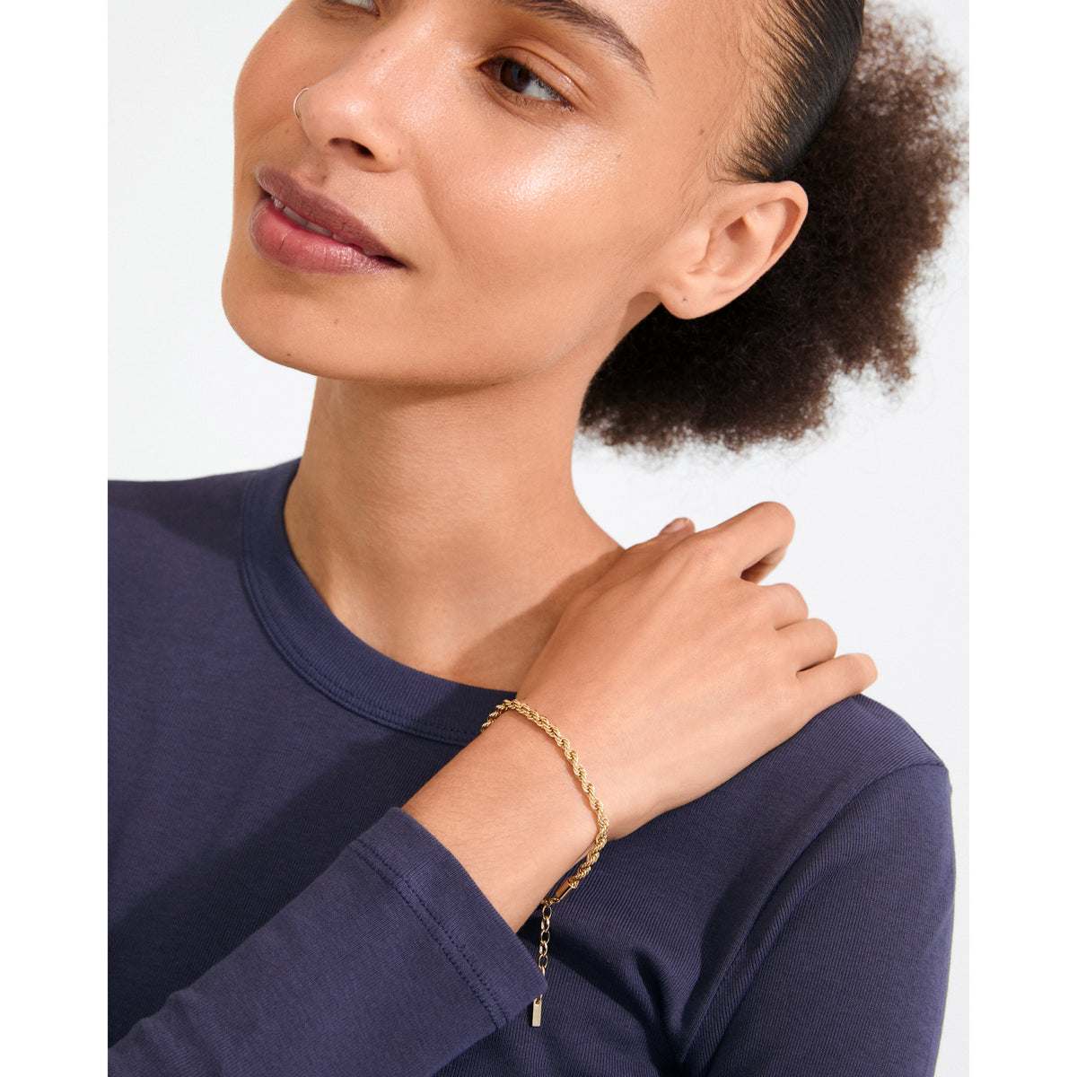 PAM robe chain bracelet gold-plated