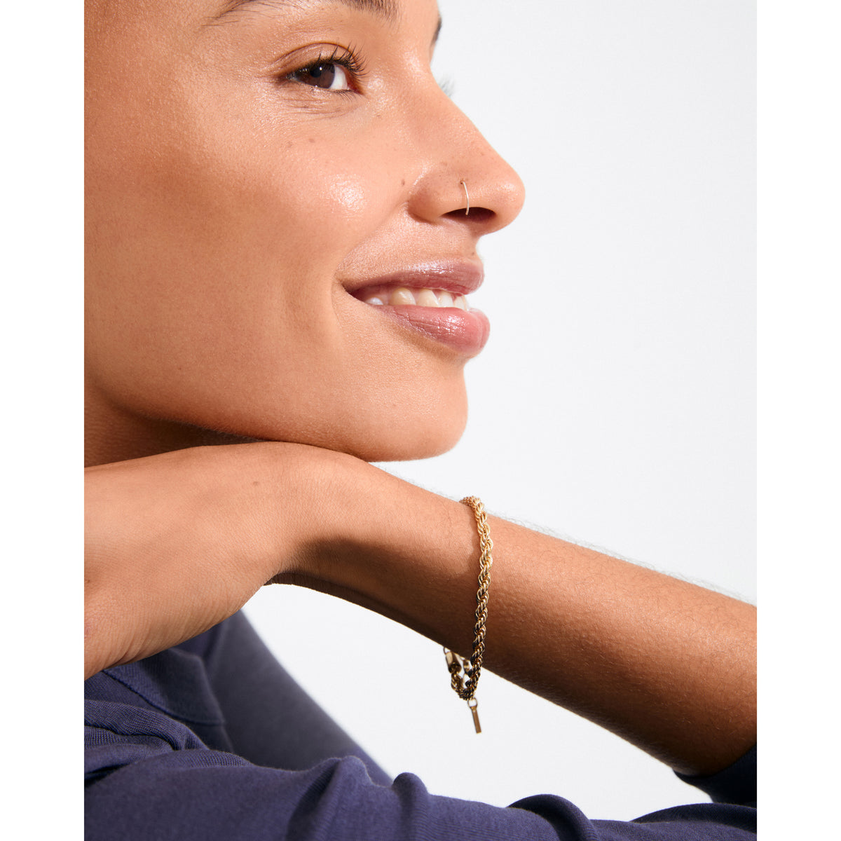 PAM robe chain bracelet gold-plated