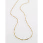 PERI recycelte Twirl Halskette, vergoldet
