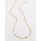PERI twirl necklace gold-plated, featuring a delicate twisted chain and pendant, perfect for timeless elegance and simplicity. Measures 40 + 9 cm.