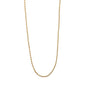 PAM robe chain necklace gold-plated, featuring a chunky twisted cord design, elegant and slim, perfect for timeless style.