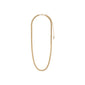 FUCHSIA gold-plated curb chain necklace from Pilgrim's Classic collection, showcasing a chunky, bold style with a 40 + 9 cm length.