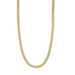 FUCHSIA recycled curb chain necklace gold-plated