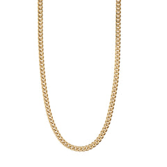 FUCHSIA curb chain necklace gold-plated